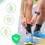 Compression Support Socks with Open-Toe Design and Non-Slip Fit