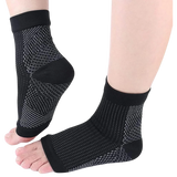 Compression Support Socks with Open-Toe Design and Non-Slip Fit