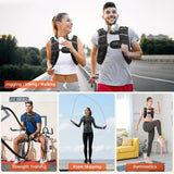 Adjustable Weighted Vest with Reflective Stripes