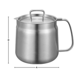 2-in-1 Stainless Steel Deep Frying Pot