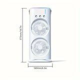 Double Head Portable Air Conditioner Fan