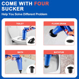 Drain Blaster Air Toilet Sink Plunger Gun Drain Clog Remover Tool