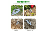 All Steel Hollow Hoe For Gardening