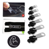 Clip-on slider to replace zippers