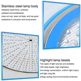 15W LED Stainless Steel Wall-Mounted Pool Light Landscape Underwater Light