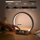 3-in-1 Table Lamp – Wireless Charging, Alarm Clock & Touch Control