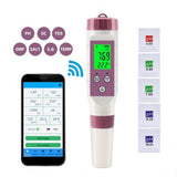 Digital pool tester - pH and chlorine measuring device for easy water analysis