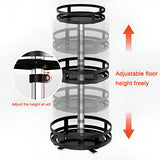 3-Tier Swivel Metal Organizer