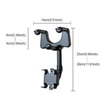 360° Rotating Multifunctional Car Mirror Phone Holder