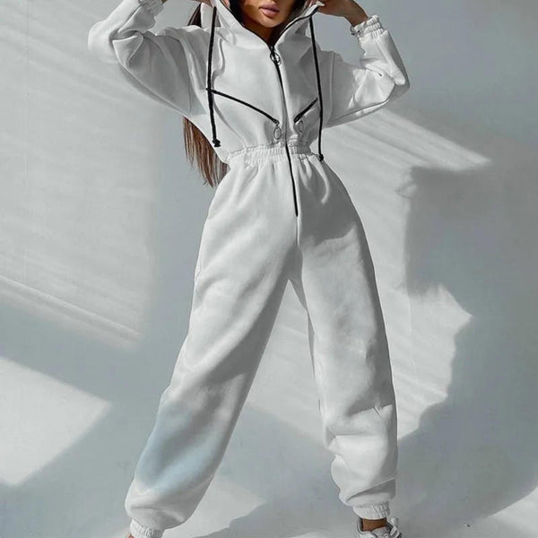 Basic Hooded Jumpsuit