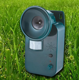 5000sqft 9v Dc Ultra Sonic Cordless Pest Animal Repeller Outdoor Safely Repel Various Animal