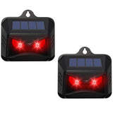 2pcs Solar Powered Ultrasonic Animal Repellent