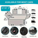 Dog Car Seat Protector Waterproof Scratch Resistant