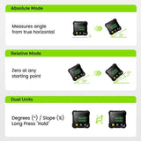 Digital Angle Gauge with Laser