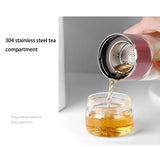 430ml Borosilicate Glass Double Layer Tea Infuser