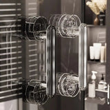 Door Handle With Suction Cup For Practical Handling
