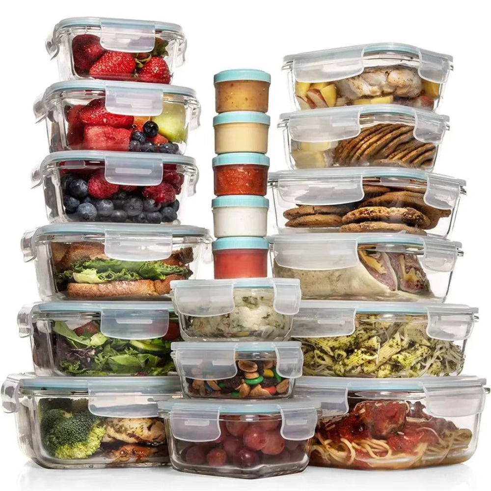 35-piece food storage container set