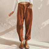 Casual Corduroy Pants For Women