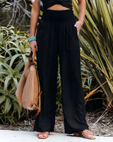 Comfortable linen trousers for women