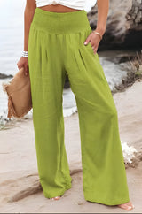 Comfortable linen trousers for women