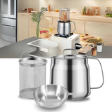 2-in-1 Stainless Steel Deep Frying Pot