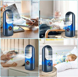 Blade-Free Silent Portable Air Conditioner for Home and Office