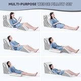 4Pcs Orthopedic Bed Wedge Pillow Set