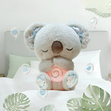 Anxiety Relief Koala Plush Toy with Music, Lights and Rhythmic Breathing Motion