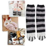 Cat's Paw Winter Socks
