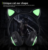 Cat Glowing Bluetooth Headphones